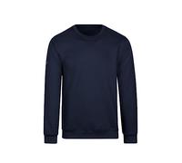 Trigema Men's Sweatshirt. - Blue - Small