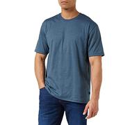 Trigema Men's T-Shirt Deluxe 637202, Jeans Melange, M