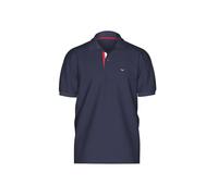 Trigema Men's Trigema Polo Shirt with Three-Colour Button Placket Polo Shirt, Navy, XL