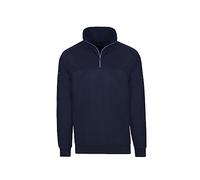 Trigema Men's Zip Sweatshirt, navy, 3XL