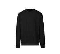 Trigema Waffle Sweatshirt, black, S