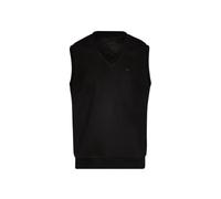 Trigema Men's 619401 Sweater Vest, Black, L