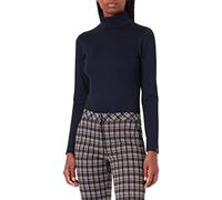 Trigema Women's 502010 Turtleneck, Blue (Blue 046), XS