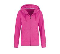 Trigema Women's 577907 Sweat Jacket Not Applicable, Purple (Hibiskusblüte-Melange 338), X-Small