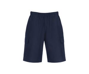 Trigema Women's Cargo Bermuda Shorts 100% Cotton, Navy, 5XL