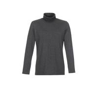 Trigema Women's Men's Turtleneck Long Sleeve Shirt 602010, Anthracite Blend, Large