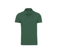 Trigema Zip Polo Shirt, Ivy, XXL