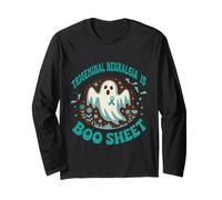 TRIGEMINAL Neuralgia Awareness Boo Sheet Ghost Halloween Long Sleeve T-Shirt