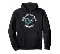 Trigeminal Neuralgia Awareness Hummingbird Sunflower Pullover Hoodie