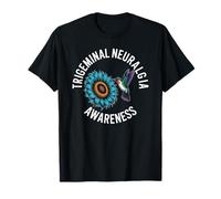 Trigeminal Neuralgia Awareness Hummingbird Sunflower T-Shirt