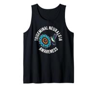 Trigeminal Neuralgia Awareness Hummingbird Sunflower Tank Top