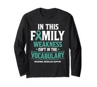 Trigeminal Neuralgia Awareness Support Family Long Sleeve T-Shirt