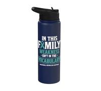 Trigeminal Neuralgia Awareness Support Family Stainless Steel Insulated Water Bottle