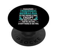Trigeminal Neuralgia Warrior PopSockets Adhesive PopGrip