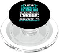 Trigeminal Neuralgia Warrior PopSockets PopGrip for MagSafe