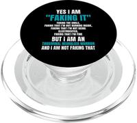 Trigeminal Neuralgia Warrior PopSockets PopGrip for MagSafe