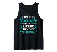 Trigeminal Neuralgia Warrior Tank Top
