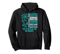 Trigeminal Neuralgia Warrior TN Nerve Pain Pullover Hoodie