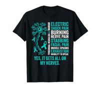 Trigeminal Neuralgia Warrior TN Nerve Pain Value Graphic T-Shirt