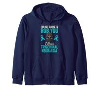 Trigeminal Neuralgia Warrior TN Nerve Pain Zip Hoodie