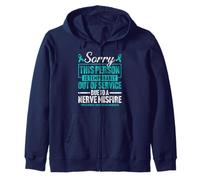 Trigeminal Neuralgia Warrior TN Nerve Pain Zip Hoodie