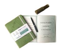 Trigg Life Mapper- Perpetual 3 month Edition: Undated Page-A-Day Planner (Moss Green) (Trigg Stationery)