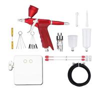 Trigger Air Control GunSide Feed Airbrush with Auto Stop Compressor Kit for Car/Body Painting Cake Precise Control(NCT-24WYW116B S1)