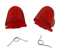 Trigger Button & Spring Set For Sony PS4 Controllers - Clear Red | ZedLabz
