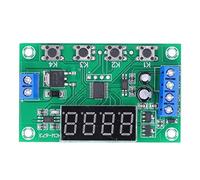 Trigger Cycle Timer Delay Switch, Single Channel Relay Module with MOS Tube Control, Adjustable 0.01s to 999min Time Delay for DC 7-24V Motors Pumps Valves