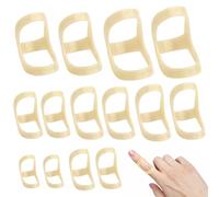 Trigger Finger Splints,14 PCS Oval 8 Finger Splint Oval thumb Splint Thumb Support Waterproof Finger Splints for Arthritis,Finger Stabilizer Brace Finger Protectors for Thumb Finger Arthritis Pain