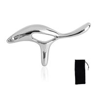 Trigger Point Massage Tool, Stainless Steel Muscle Scraper Tool for Deep Tissue Massage & Gua Sha Ergonomic Design Thumb Saver Acupressure Massager for Neck Back Shoulders