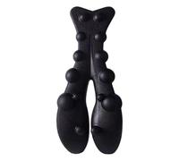 Trigger Point Massager, Cervical Back Massager with Acupressure Nodes, Shiatsu Device for Neck Shoulder Pain Relief, Occipital Release Tool for Muscle Knot Tension(Black-A)