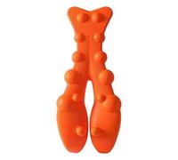 Trigger Point Massager, Cervical Back Massager with Acupressure Nodes, Shiatsu Device for Neck Shoulder Pain Relief, Occipital Release Tool for Muscle Knot Tension(Orange-A)