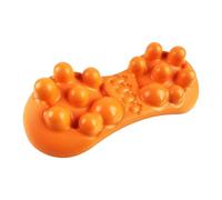 Trigger Point Massager, Cervical Back Massager with Acupressure Nodes, Shiatsu Device for Neck Shoulder Pain Relief, Occipital Release Tool for Muscle Knot Tension(Orange-B)