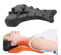 Trigger Point Massager, Trapezius Trigger Point Massager, Neck and Shoulder Relaxer, Cervical Traction Device, Still Point Inducer, Suboccipital Release Toolfor Release Neck and Shoulder (Black)