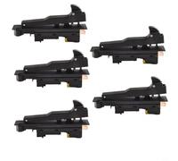 Trigger Switch For 150mm 180mm Angle Grinder Compatible With Ga9030 Ga9020 Ga7030 Ga7020 G18se3 Lock On Replacement Part Black Color 5 Or 10 Pieces Set(5pcs)