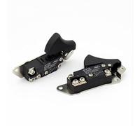Trigger Switch for Angle Grinder, 24/12A 125/250V Single-Pole Double-Throw ABS Power Tool Part Black 87mm