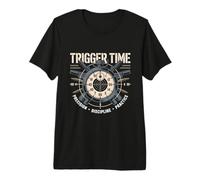 Trigger Time Precision Shooting Lifestyle Premium T-Shirt