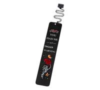Trigger Warning Bookmark for Daily Reading and Book Lovers