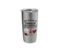 Trigger Warning Dark Romance Reader Smut Spicy Bookish Merch Stainless Steel Insulated Tumbler