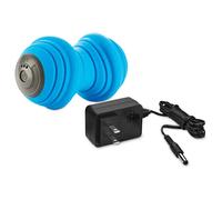 TriggerPoint Charge Vibe Vibrating Massage Roller - Compact 7" Design, 3-Speed Vibration for Pain Relief, Faster Muscle Recovery, Elevated Curves for Stretching & Squeezing, Rechargeable & Portable