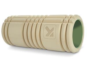 TriggerPoint ECO Grid Hollow Core Foam Roller - for Muscle Recovery and Mobility,Made with 100% Recycled Plastic Core,Sweat Resistant, Easy to Clean, Durable and Lightweight,33cm x 13cm,Beige