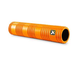 TriggerPoint Grid 2.0 Hollow Core Foam Roller - Long Size for Massaging Large Areas of The Body,Firmer Than Traditional Foam Rollers for Muscle Recovery,Water and Sweat Resistant,66cm x 14cm, Orange
