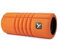 TriggerPoint Grid Travel Hollow Core Foam Roller - Increase Circulation and Improve Mobility,Patented Grid Pattern for Muscle Recovery,Portable, Durable, Sweat Resistant,25cm x 11cm,Orange/Black