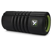 TriggerPoint Grid Travel Hollow Core Foam Roller - Increase Circulation and Improve Mobility,Patented Grid Pattern for Muscle Recovery,Portable, Durable, Sweat Resistant,25cm x 11cm,Black/Lime