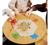 Triggle Triangle Wooden Strategy Board Game, Chain Chess, Ages 7+, 1 Player, Family Fun