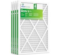 TRIGHTFILTERS 14x20x1 Air Filter 4 Pack, MERV 8 Pleated Dust Defense Air Filters Replacement Air Conditioner HVAC AC Furnace Filter, Durable and Lightweight