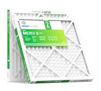 TRIGHTFILTERS 20x20x1 Air Filter 2 Pack, Durable MERV 8 Pleated Home HVAC AC Furnace Filters, Lightweight Compact Air Conditioner Filter Replacement