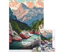 Triglav National Park, Slovenia 1000 Pieces Jigsaw Puzzles for Teenagers Boost Cognitive Clarity And Sharpness Mindful Calm Play Enjoyment (38x52cm)
