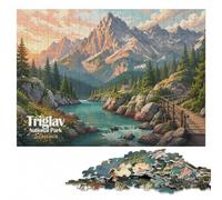 Triglav National Park, Slovenia Wooden Jigsaw Puzzle 500 Pieces for Adults | Adult Puzzle - sorting by colour, shape or image area over several sessions.